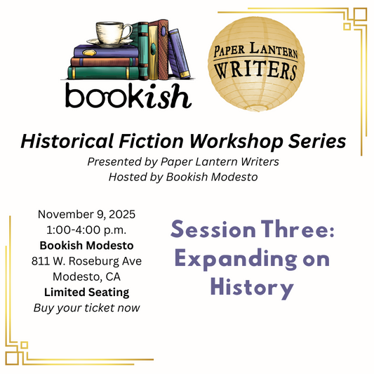 In-Person Historical Fiction Writing Workshop: "Expanding On History"
